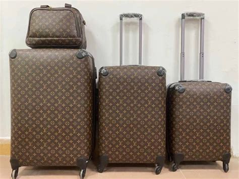 louis vuitton fake luggage set|Louis Vuitton knockoff vs real.